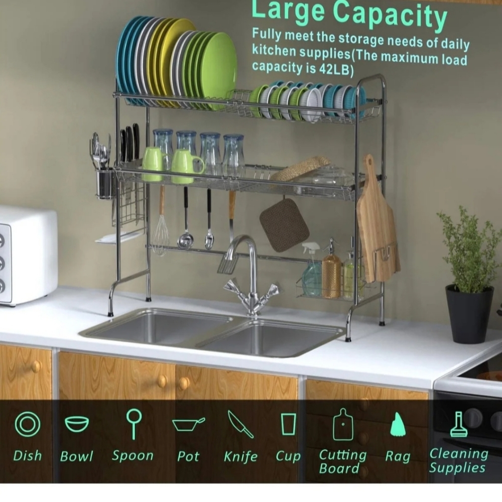 Brand new, over the sink drying rack